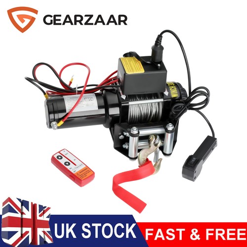 12v electric winch - winch, wired