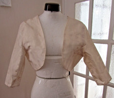 New Cream Pure Silk Bolero