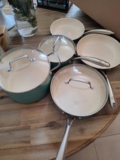 Homesense Set Of 5no Pans/Frying Pans In Box Rrp£199