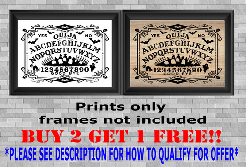 Ouija board halloween wall - ouija,