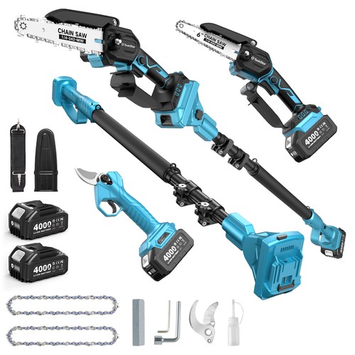6in pole chainsaw - chainsaw, long