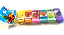6 Mini Pieces of Rubber Pencil Erasers for Children School Home Office Drawing