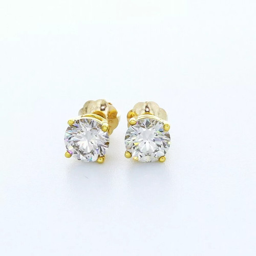 Stud earrings classic solid - stud,