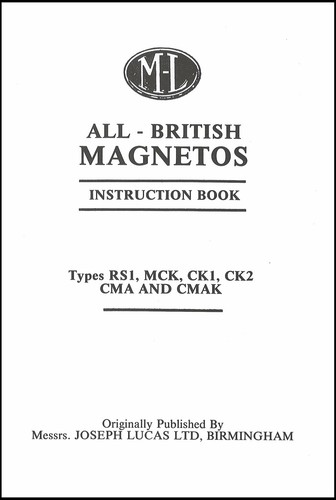 Lucas british magnetos - lucas,
