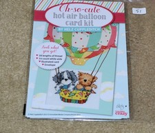 CROSS STITCH KIT.  HOT AIR BALLOON KIT 51