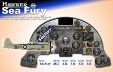 SEA FURY COCKPIT instrument