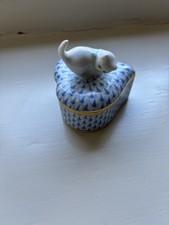 Herend Blue Fishnet Porcelain