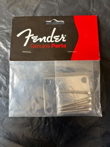 Fender neck plate chrome - fender,