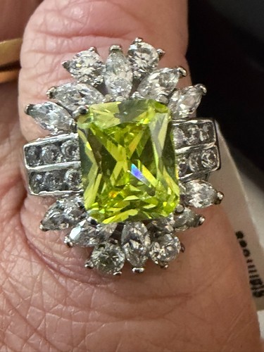 Citrine marquise ring emerald
