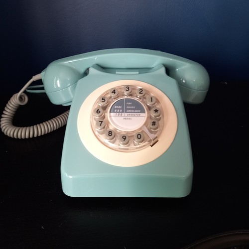 Rotary style telephone - style,