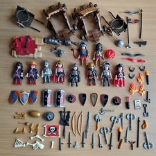 PLAYMOBIL MEDIEVAL SOLDIERS PIRATES HELMETS WEAPONS ACCESSORIES BUNDLE