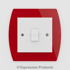 Single / Double Light Switch / Plug Socket Back Plate Finger Surround Panel 004