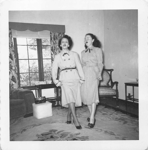 Vintage pretty women - pretty, dancing