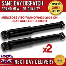 FOR MERCEDES VITO & VIANO W639 2003 ON REAR SHOCK ABSORBERS SHOCKS SHOCKERS X2