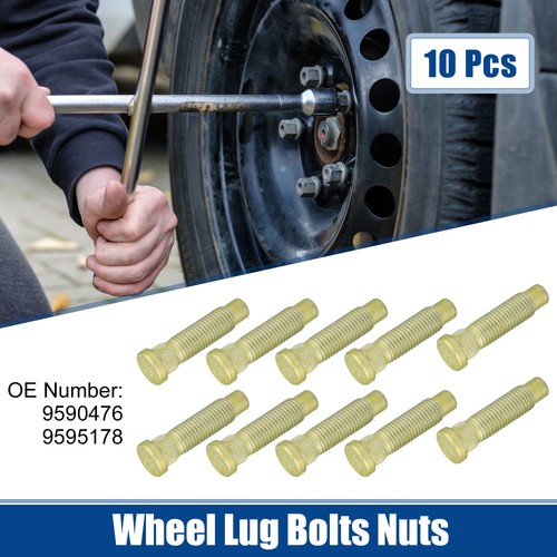 Pcs m12x1 wheel lug bolts - 10,