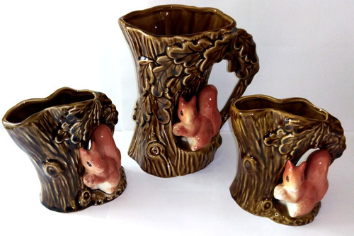 Sylvac squirrel jug vase - squirrel, jug/vase