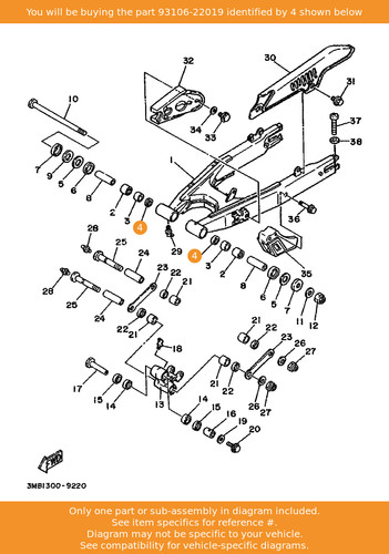 Yamaha oil seal - seal, (dc