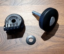 (1) Ekornes Stressless Tensioner Washer Glide Wheel and Knob 