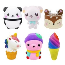 Kawaii Slow Rising Jumbo Unicorn Panda Squishys Squeeze Toy Stress Kid Toy UK