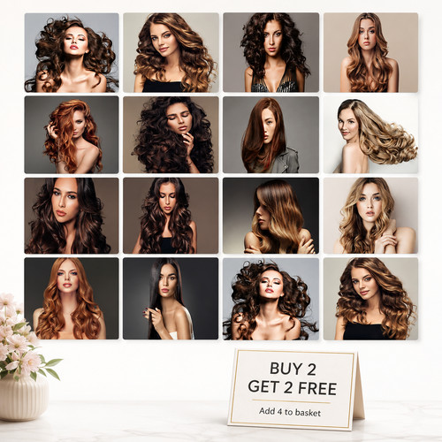 Hair salon poster hairdresser - poster,