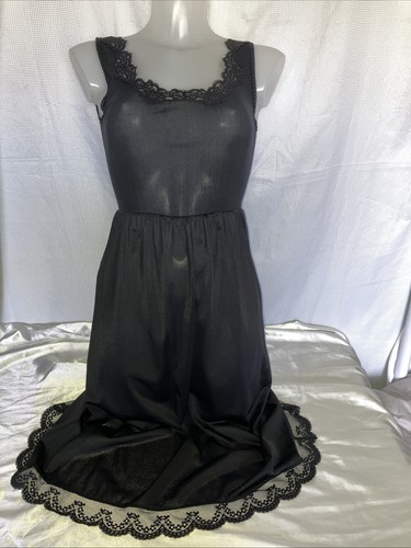 Black petticoat full slip - full,