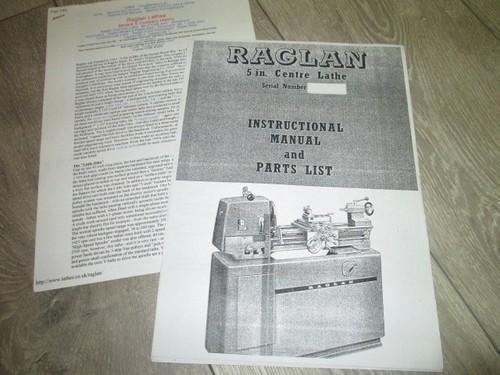 Raglan inch centre lathe - 5,