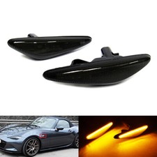 2x Black Side Indicator LED Marker Light For Mazda 6 GH Atenza RX8 2015+ MX-5 ND
