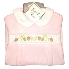 Baby Girl Velour Sleepsuit 3-6