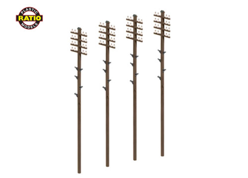 Ratio 452 telegraph poles - 452,