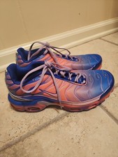 Nike Air Max Plus Blue & Purple Gradient Athletic Sneakers Women's Size 8