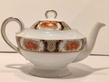 Unique Vintage Foreign Mark Imari Style Porcelain Teapot – 1920s Japanese