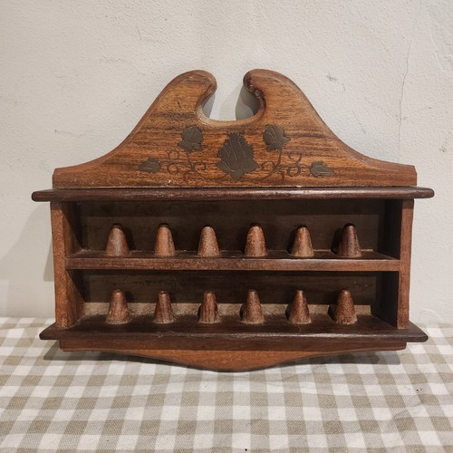 Lovely vintage wood brass