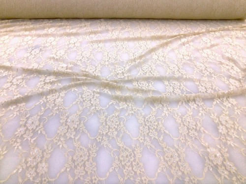 Stretch mesh lace fabric dark - stretch,