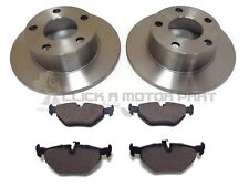 BMW E36 316 318 318TDS 320 325 1991-1998 REAR 2 BRAKE DISCS AND PADS SET NEW