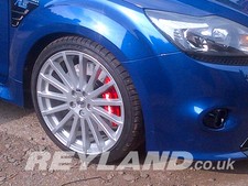 Focus RS Mk2  350mm brake kit C/W RED AP Racing 4 pot calipers NO SPACERS NEEDED