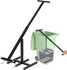 Steel Manual Wheelie Bin Trash Compactor Restaurant Hotel Commercial USE Durable