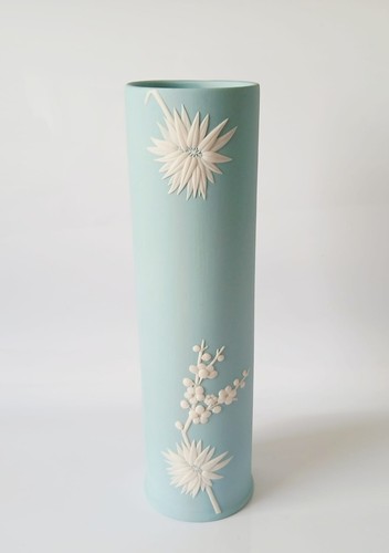 Wedgwood turquoise jasper - turquoise, vase