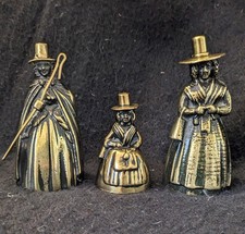 Set Of Three Vintage Brass