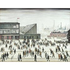 Going to the Match - L S Lowry