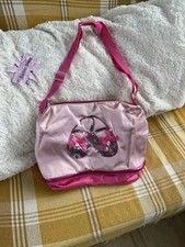 Girls Pink Ballet Tap Dance Bag With Separate Shoes Compartment