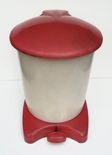 Vintage Red and Cream Plastic