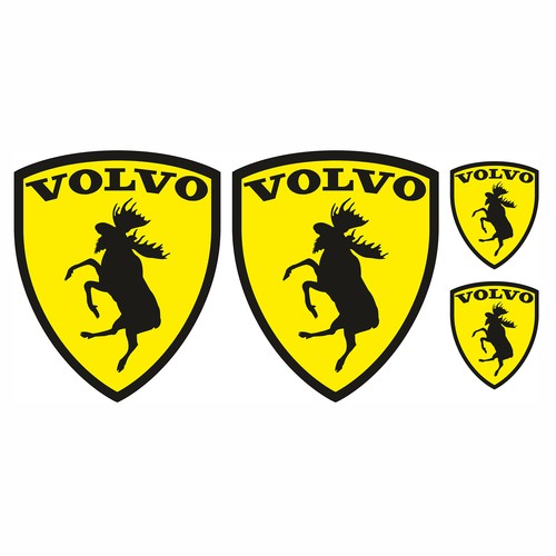 Volvo moose emblems set 4 - emblems,,