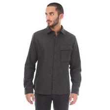 Men's Belstaff Cotton Houndstooth Scale Shirt in Black