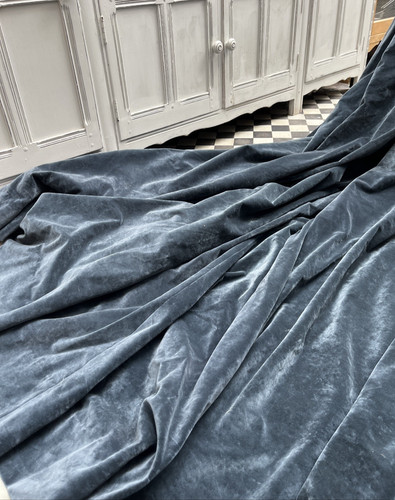 Vintage velvet curtain huge - vintage,