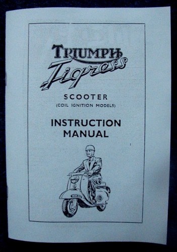 Triumph tigress scooter coil - triumph,