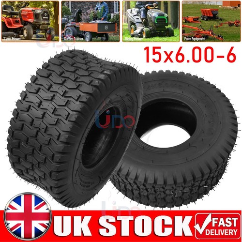2pcs 15x6 turf rider golf - 15x6.00-6,