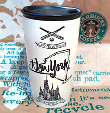 Starbucks Ceramic Travel Mug/Tumbler NEW YORK CITY, 12oz/355ml, New & Unused!!!