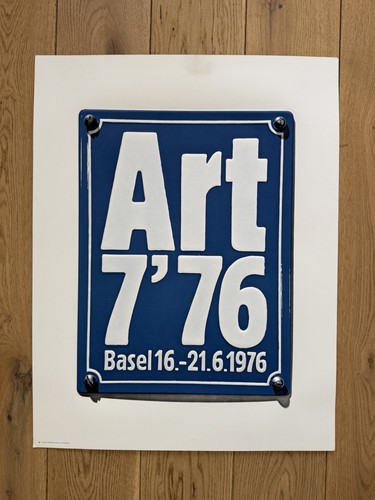 Art basel poster 1976 design - basel,