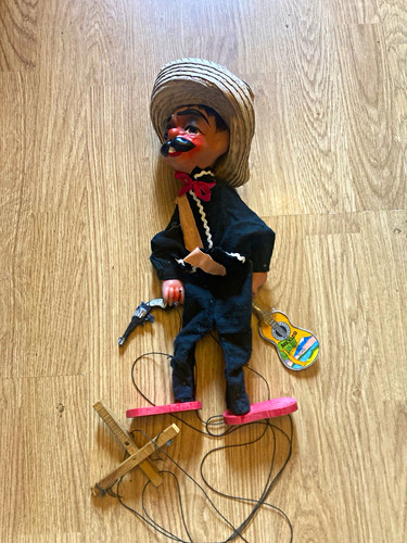 Vintage string mexlcan puppet - mexlcan,