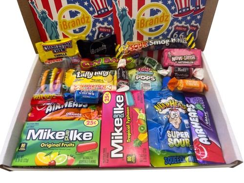 American sweets gift - sweets, box